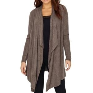 Barefoot Dreams Bamboo Chic Lite Calypso Brown Lounge Cardigan